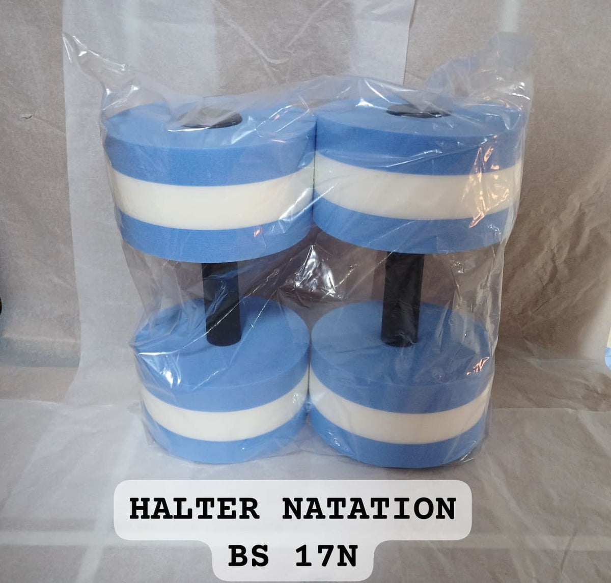 Haltères de natation en mousse