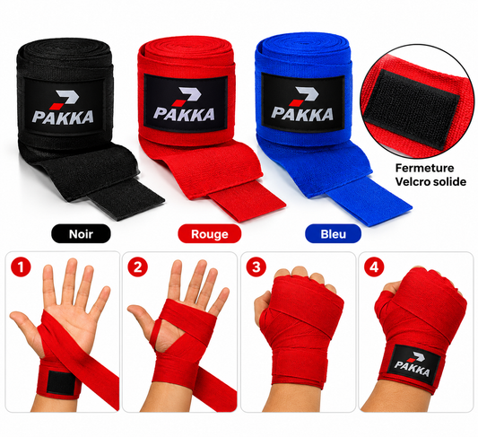 Bandes de boxe PAKKA – 3,5 ,1.5,4.5,5.5  mètres