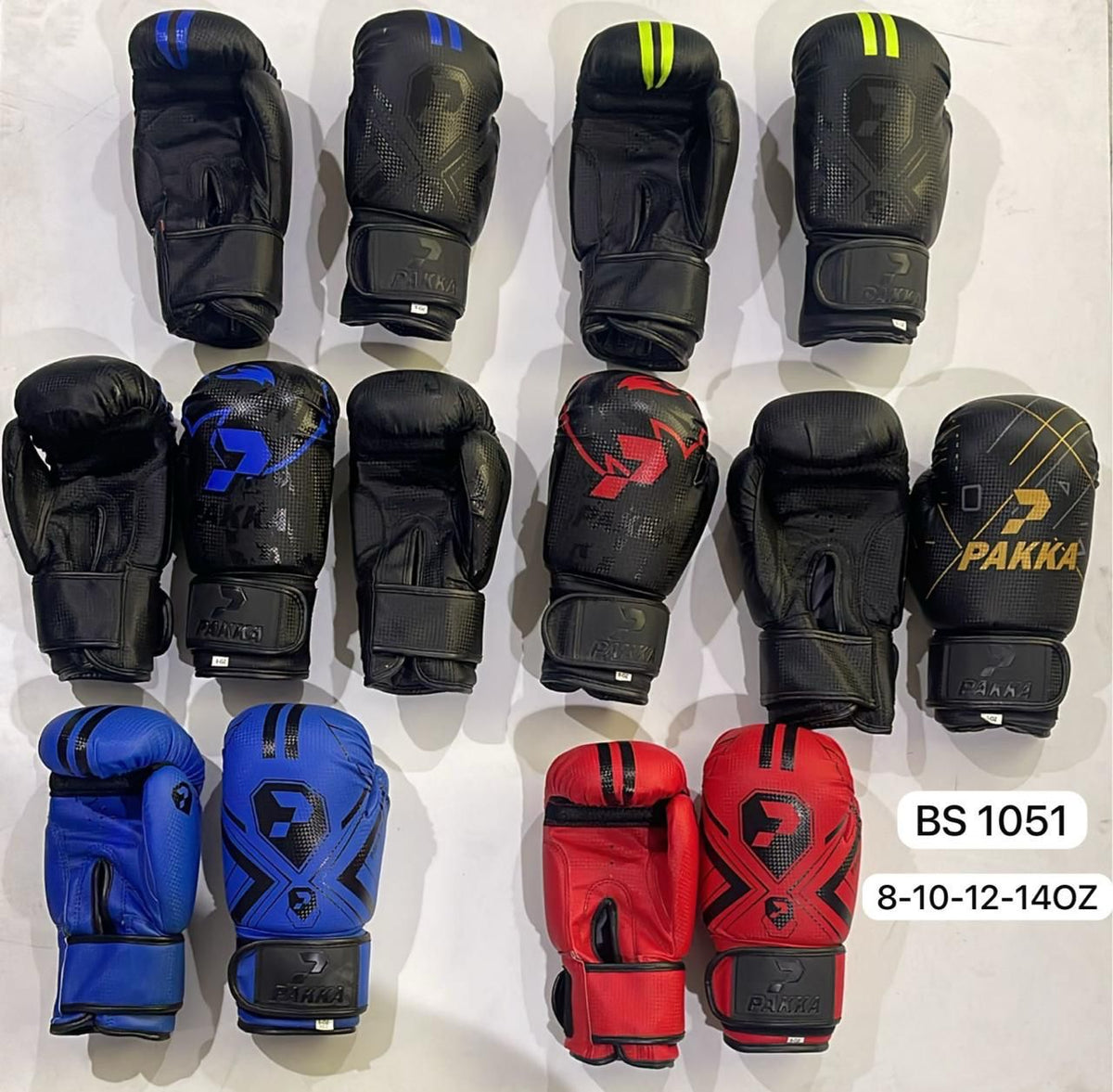 Gants de boxe taille 4,6,8,10,12
