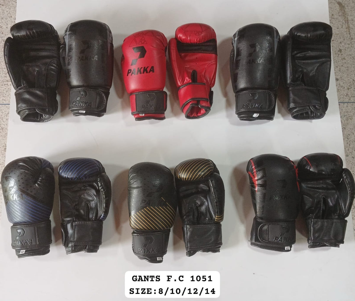 Gants de boxe taille 4,6,8,10,12