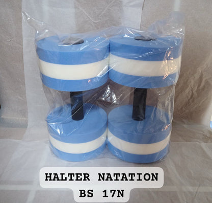 Haltères de natation en mousse