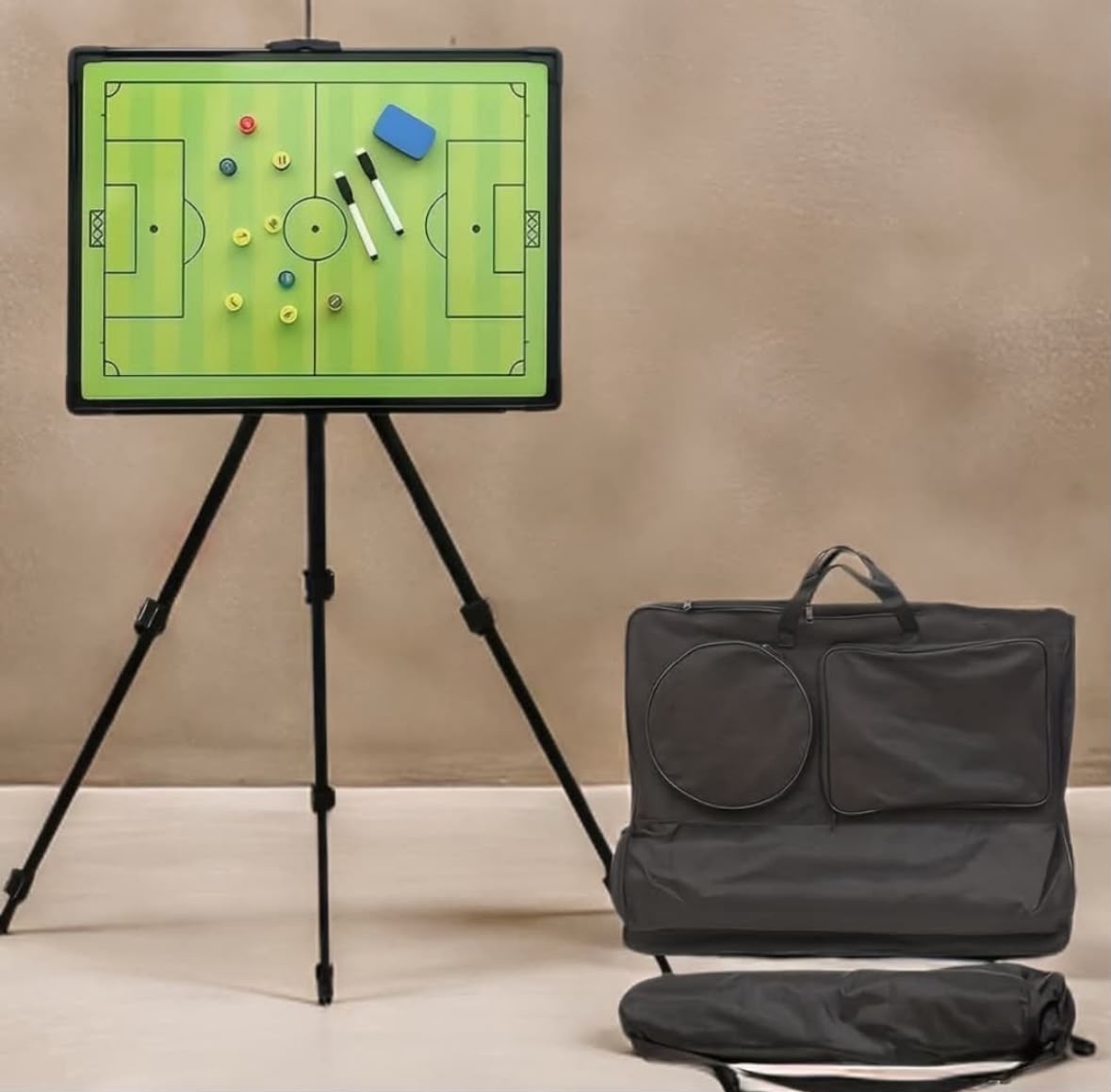 Tableau de coaching magnétique avec chevalet.