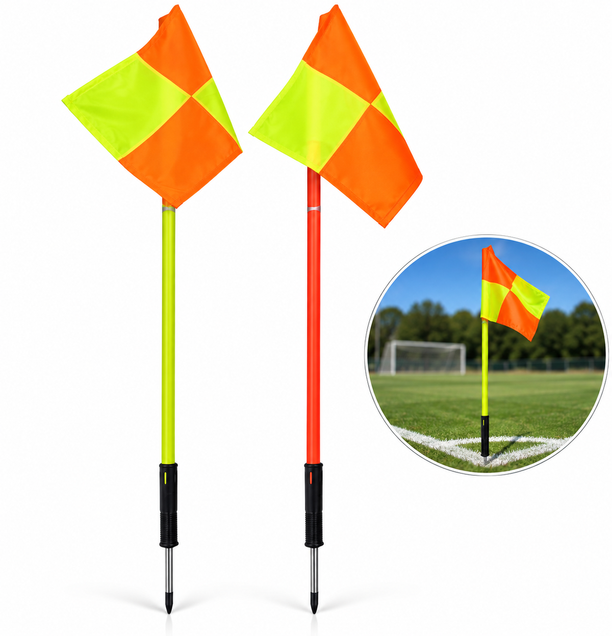 Poteau de corner flexible ⚽