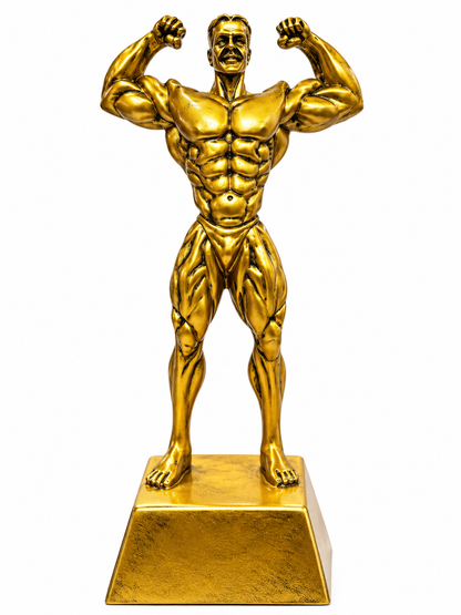 Trophée de Musculation Doré