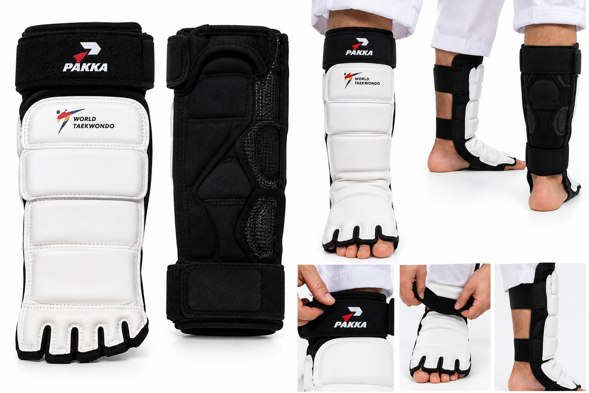 Protège-tibias et protège-pieds de Taekwondo (TKD)